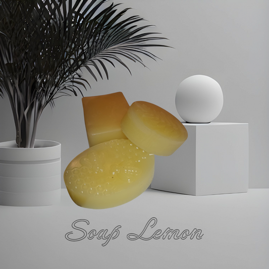 "Fresh Citrus Glow – Natural Lemon Soap"